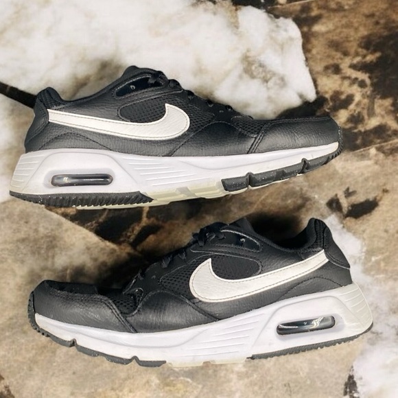 Nike Air Max SC Black White Men’s 9.5 Running Sneakers CW4554-001 Comfort Shoe - Picture 8 of 12